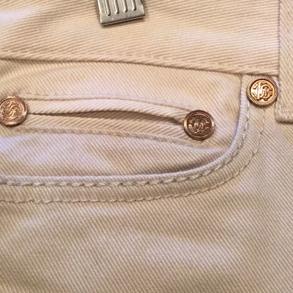 Roberto Cavalli Buttercream Jeans - Picture 5 of 8